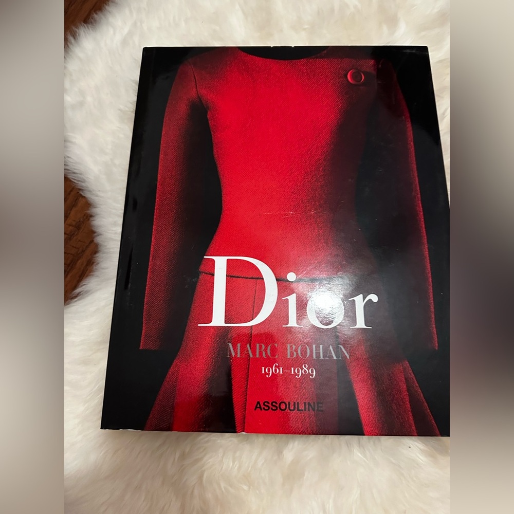 Dior Marc Bohan Red Fashion Book